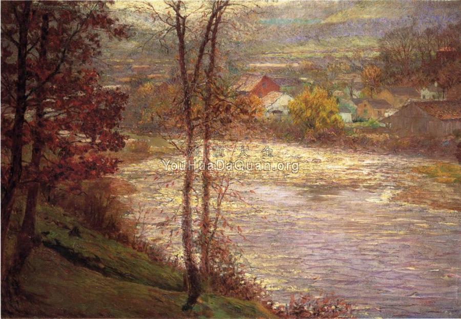 白水河的早晨,印第安娜 - 约翰·奥蒂斯·亚当斯